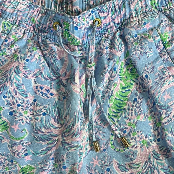 LILLY PULITZER Colorful Patterned Women’s Pants Size Medium - Picture 3 of 7